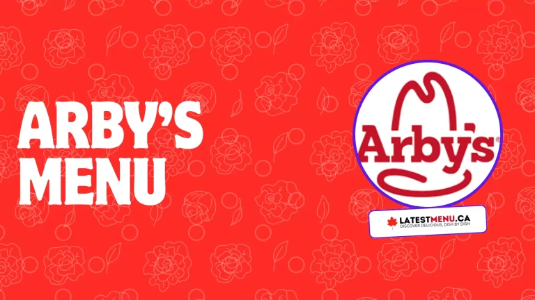 Arby’s menu