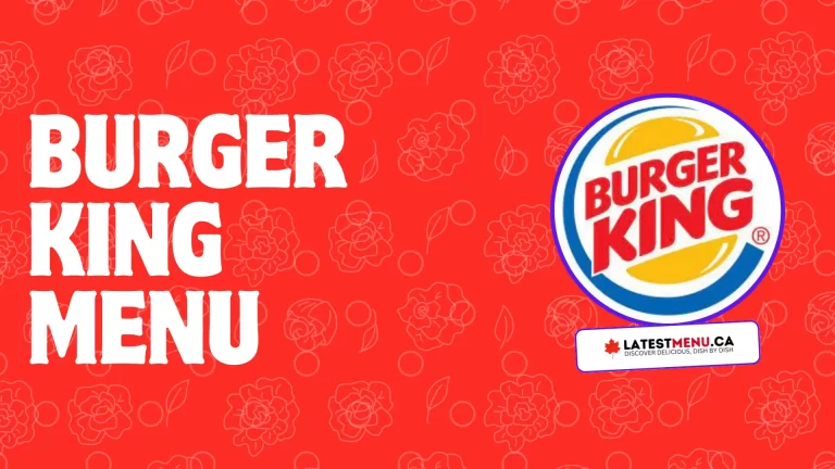 Burger King ,menu