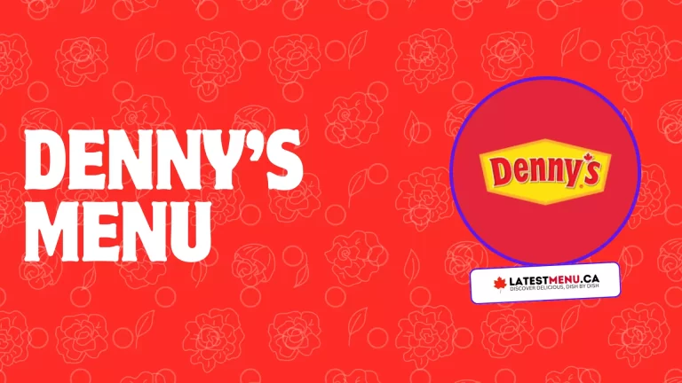 Denny’s menu