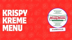 Krispy Kreme menu