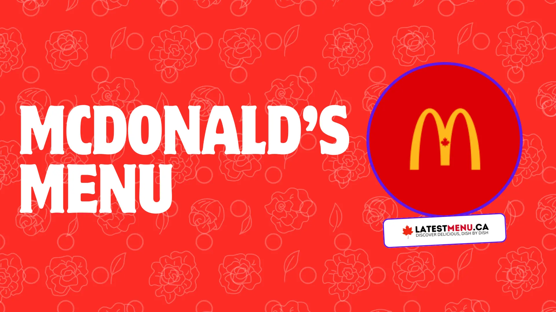 McDonald’s Menu & Prices in Québec May 2024