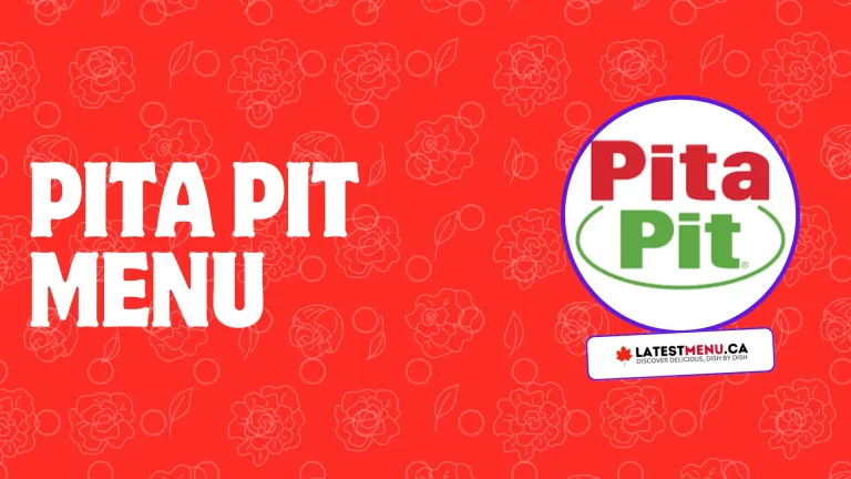 Pita Pit Menu & Prices in Canada