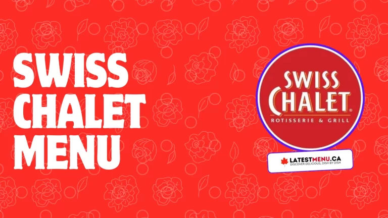 Swiss Chalet Menu & Prices In Canada