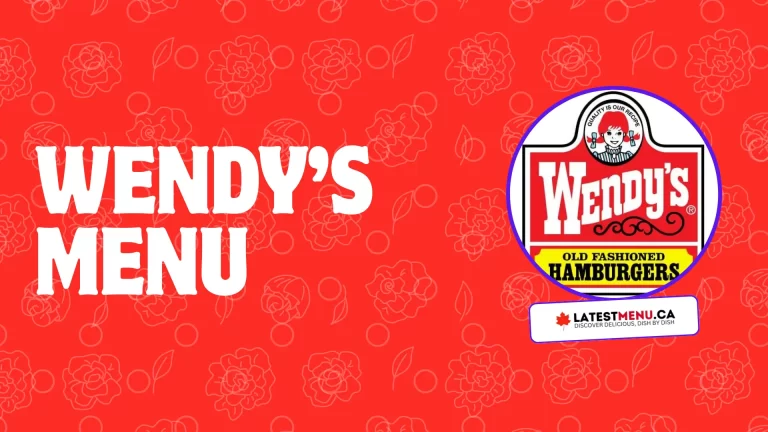 Wendy’s menu