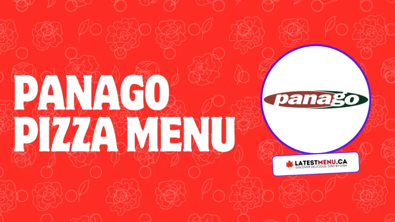 Panago Pizza Menu & Prices in Canada